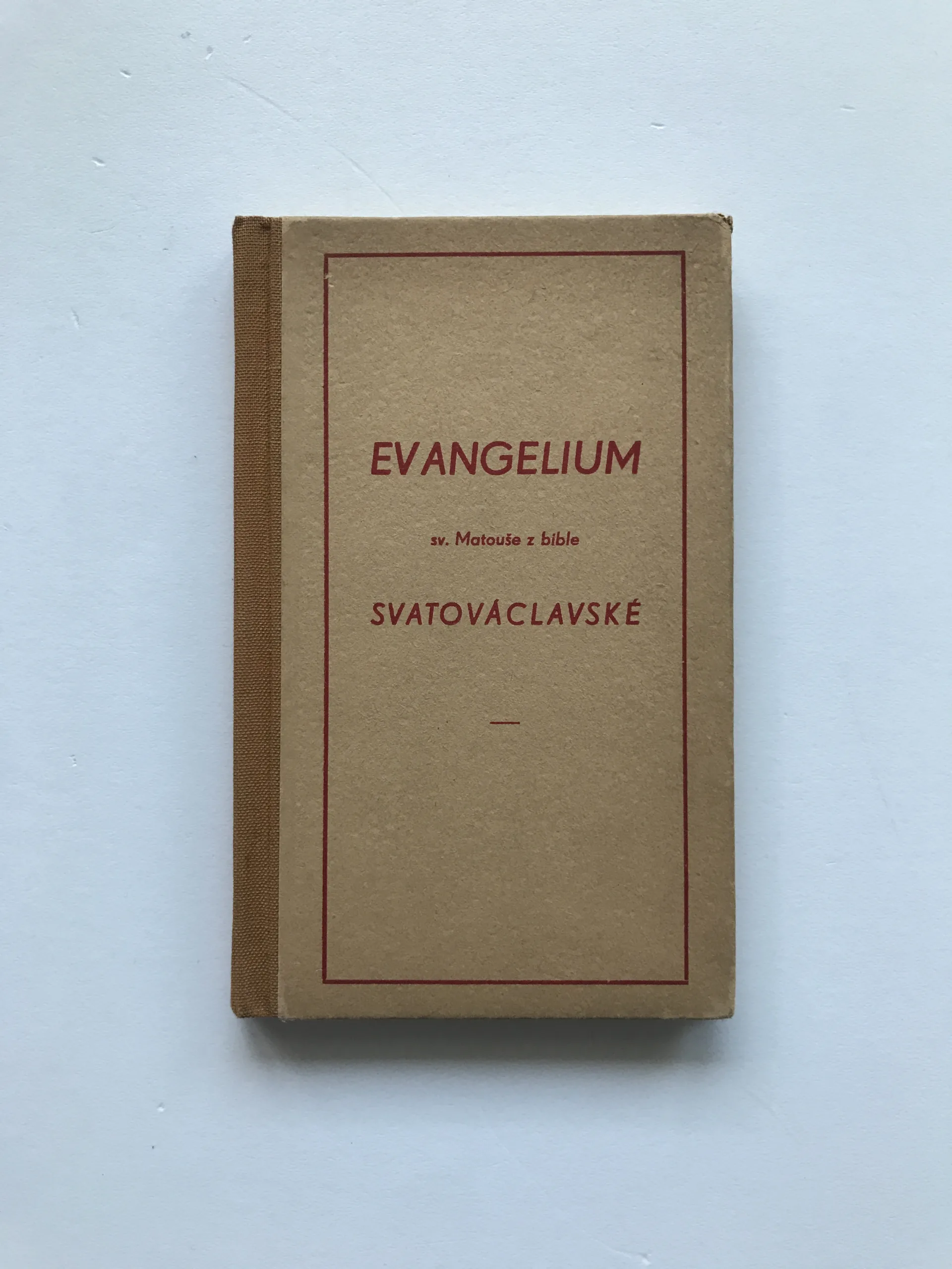 Evangelium sv. Matouše z bible Svatováclavské