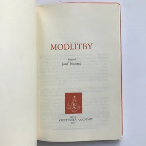 Modlitby, Josef Novotný