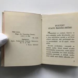 Svátost manželství (Poučení snoubenců a obřady mše svaté), Antonín Jarolímek