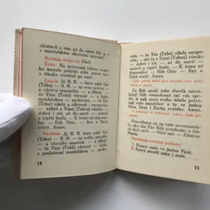 Svátost manželství (Poučení snoubenců a obřady mše svaté), Antonín Jarolímek