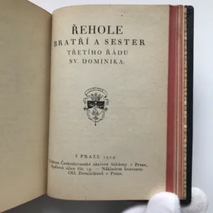 Příručka bratří a sester třetího řádu sv. Dominika / Řehole bratří a sester třetího řádu sv. Dominika