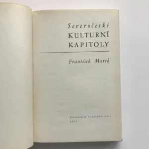 Severočeské kulturní kapitoly, František Marek