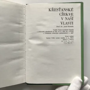 Křesťanské církve v naší vlasti, Josef Kubalík