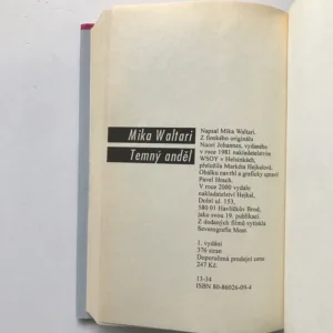 Temný anděl, Mika Waltari