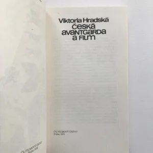 Česká avantgarda a film, Viktoria Hradská
