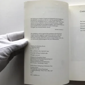 The Landscape Vision of Paul Nash, Roger Cardinal