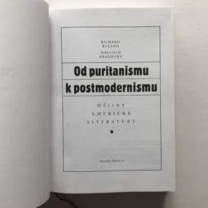 Od puritanismu k postmodernismu (Dějiny americké literatury), Richard Ruland, Malcolm Bradbury