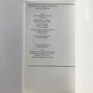 Český a slovenský ex libris, Pavol Straka, kolektiv autorů