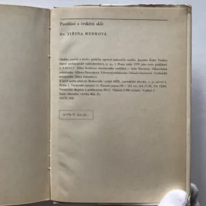 Povídání o českém skle, Jiřina Medková