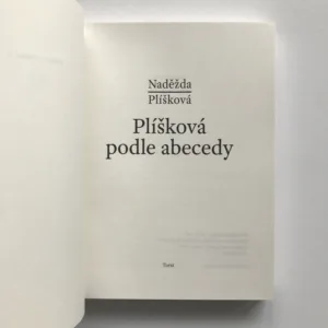 Plíšková podle abecedy / Plíšková sobě, Naděžda Plíšková