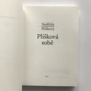 Plíšková podle abecedy / Plíšková sobě, Naděžda Plíšková