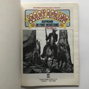 Jerry Spring – Aufruhr in Fort Redstone, Von Jijé