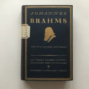 Johannes Brahms, W. A. Thomas-San-Galli