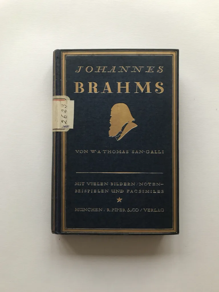 Johannes Brahms, W. A. Thomas-San-Galli