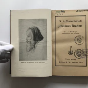 Johannes Brahms, W. A. Thomas-San-Galli