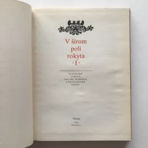 V šírom poli rokyta I. (Slovenské ludové balady, romance a novelistické piesne), Soňa Burlasová