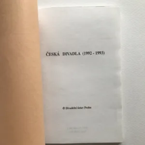 Česká divadla 1992-1993, Dagmar Kavanová, Iva Frelová, Zuzana Jindrová