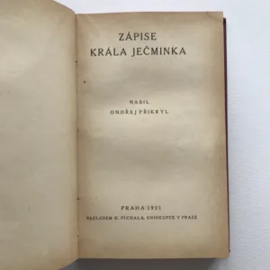 Rozmaryn / Zápise krala Ječminka / Slizovy ruže (Hanácky pěsničke), Ondřej Přikryl