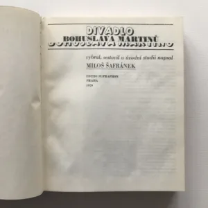 Divadlo Bohuslava Martinů, Miloš Šafránek