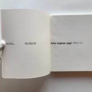 Arte inglese oggi 1960-76 (podpis Jaroslav Borovička)