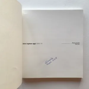 Arte inglese oggi 1960-76 (podpis Jaroslav Borovička)