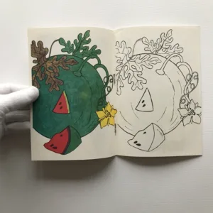 Léto na zahrádce (omalovánky), Jana Švejdová