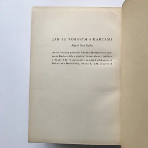 Jak se pobavím s kartami (Patience, kouzla, hádání budoucnosti), Dean Bryden