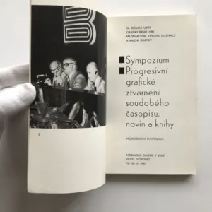 Bienále Brno '80 – Progresivní grafické ztvárnění soudobého časopisu, novin a knihy, Jana Smejkalová, Rostislav Vaněk