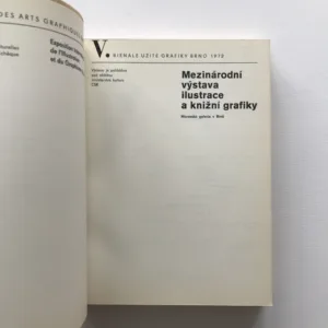 Mezinárodní výstava ilustrace a knižní grafiky – V. Bienále užité grafiky Brno 1972, J. Hlušička, K. Holešovský, kolektiv autorů