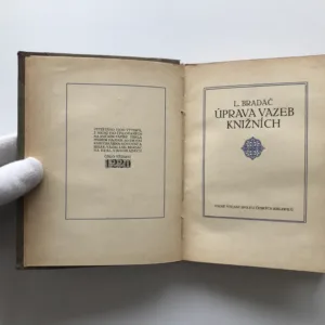 Úprava vazeb knižních, Ludvík Bradáč