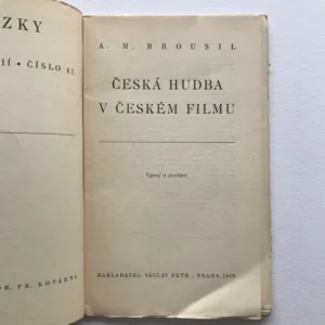 Česká hudba v českém filmu, Antonín Martin Brousil