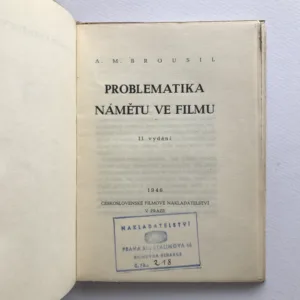 Problematika námětu ve filmu, Antonín Martin Brousil