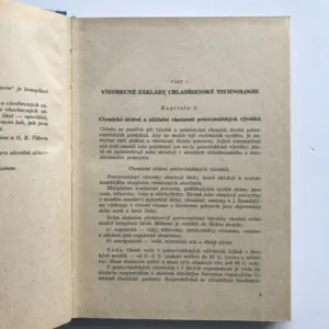 Chladírensko mrazírenská technologie potravin, V. Kadlec, J. Sláma