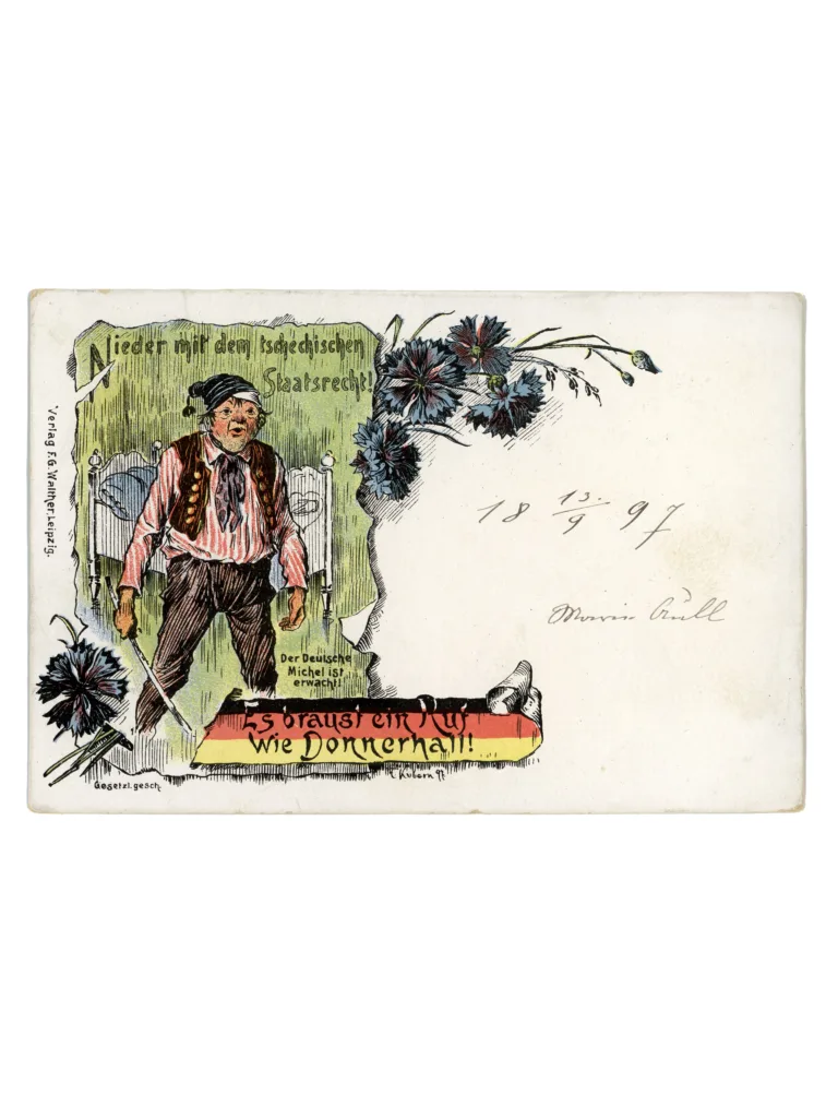 Nieder mit dem tschechischen Staatsrecht! Es braust ein Ruf wie Donnerhall!