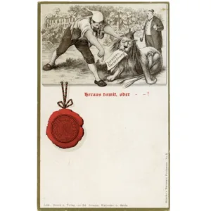 Sprachen Verordnung. Heraus damit, oder – – ! (Strache's Nationale Postkarten No. 5)