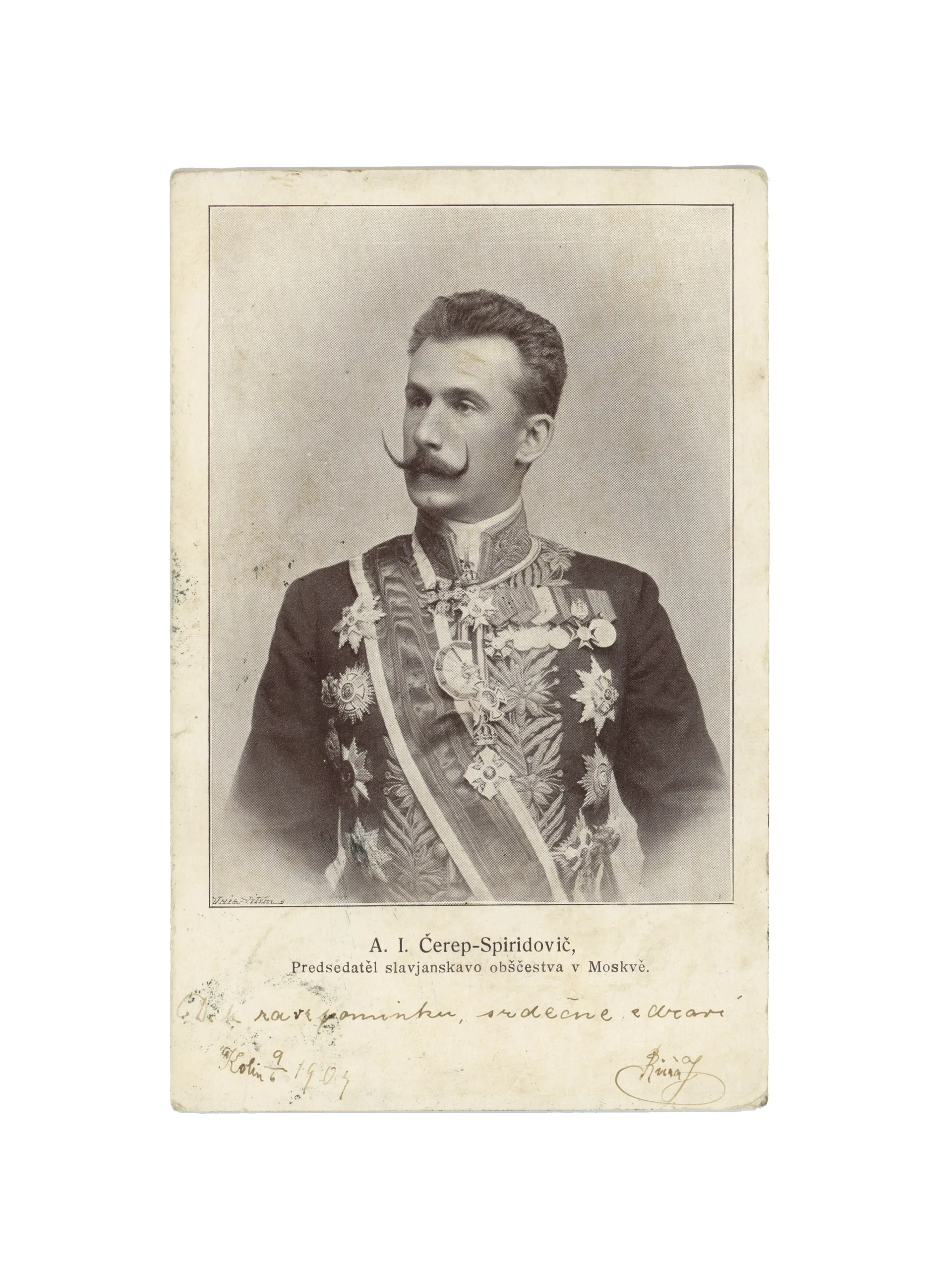 A. I. Čerep-Spiridovič, Predsedatěl slavjanskavo obščerstva v Moskvě