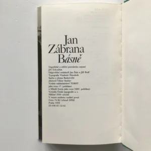 Básně (Utkvělé černé ikony, Stránky z deníku, Samosoud), Jan Zábrana
