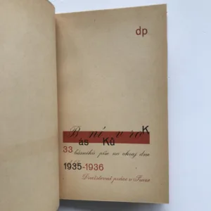 Básníkův rok 1935-36 (33 básníků píše na okraj dne), kolektiv autorů, Franta Bidlo, Ladislav Sutnar