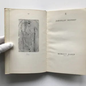 Morový sloup, Jaroslav Seifert, František Tichý