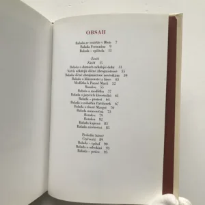 Balady, Francois Villon, Ludmila Jiřincová