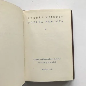 Božena Němcová, Zdeněk Nejedlý