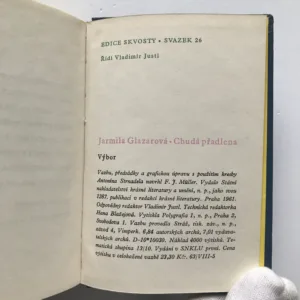 Chudá přadlena (Výbor), Jarmila Glazarová