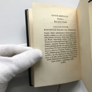 Reportáž psaná na oprátce, Julius Fučík