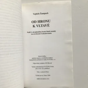 Od Hronu k Vltavě (Podíl 2. ukrajinského frontu Rudé armády na osvobození Československa), Vojtěch Žampach