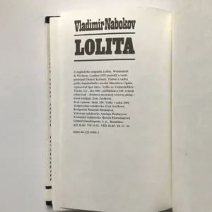 Lolita, Vladimir Nabokov