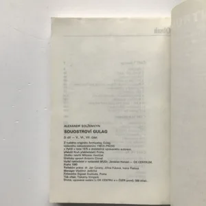 Souostroví Gulag 1-3, Alexandr Solženicyn