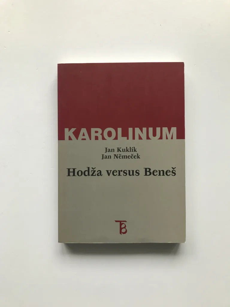 Hodža versus Beneš (Milan Hodža a slovenská otázka v zahraničním odboji za druhé světové války), Jan Kuklík, Jan Němeček