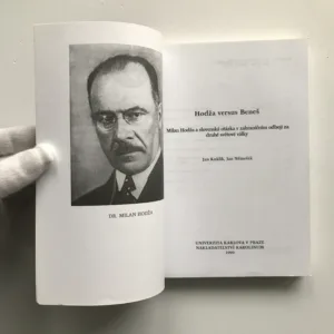 Hodža versus Beneš (Milan Hodža a slovenská otázka v zahraničním odboji za druhé světové války), Jan Kuklík, Jan Němeček