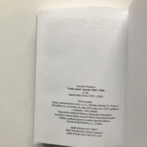 České země v letech 1437-1526, II. díl (Jagellonské Čechy), Jaroslav Čechura