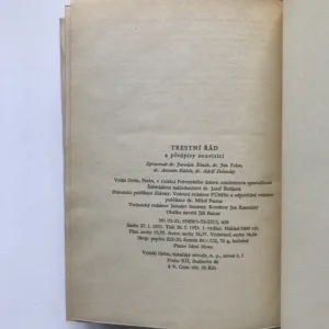 Trestní řád a předpisy související, Jaroslav Šimák, Jan Tolar, Antonín Růžek, Adolf Dolenský